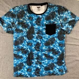 Hype Shirt Adult Extra Large Blue Casual Short Sleeve Summer T Shirt